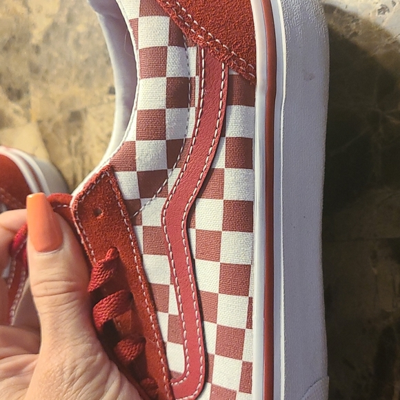 Euc old school checkerboard vans youth size 4 last chance - Picture 6 of 8